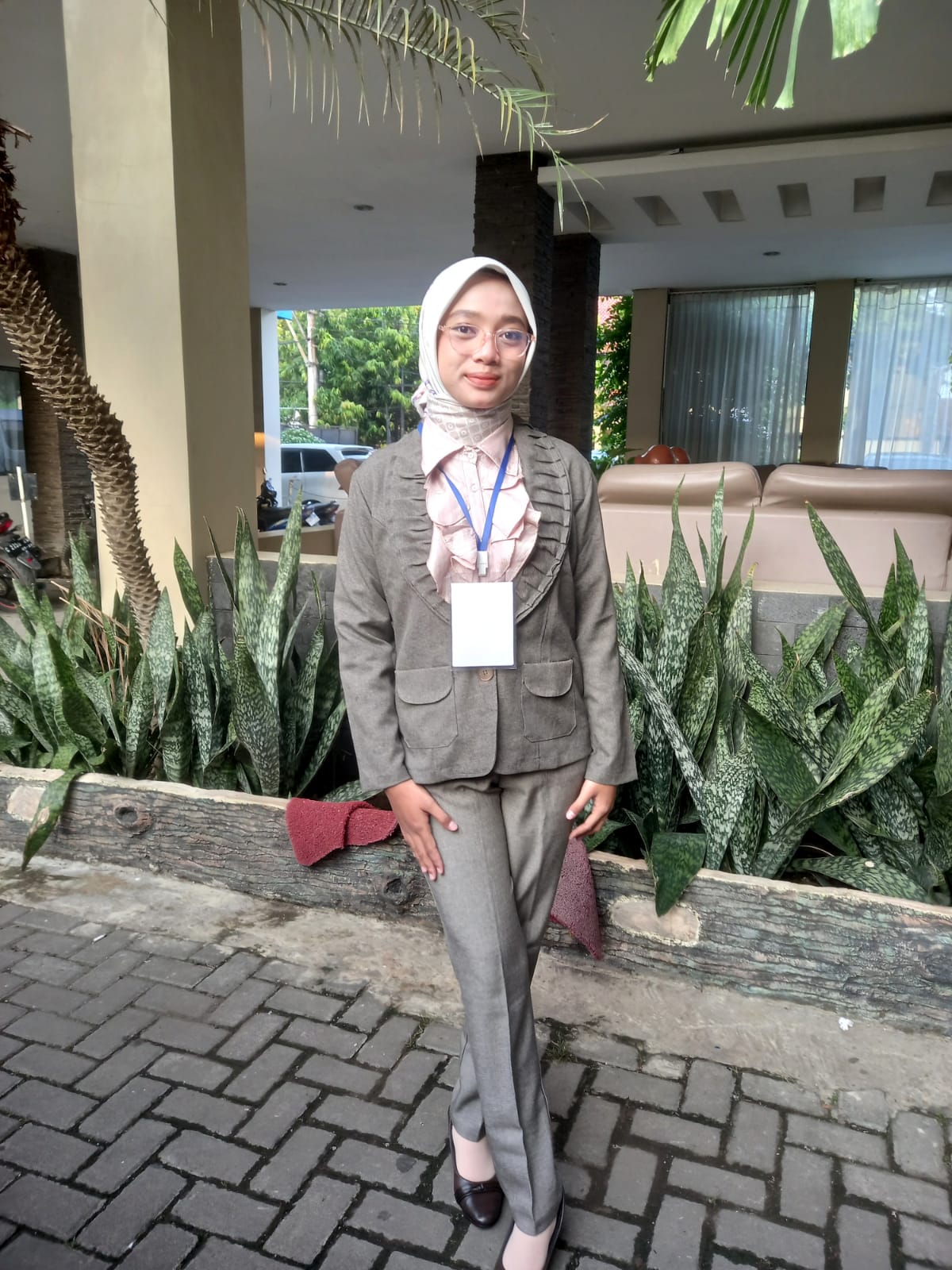 Nailussa'adah perwakilan peserta dari SMK Negeri 1 Karangdadap